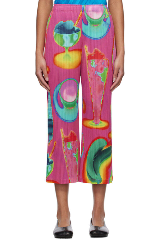 

Розовые термобелье брюки Foods PLEATS PLEASE ISSEY MIYAKE