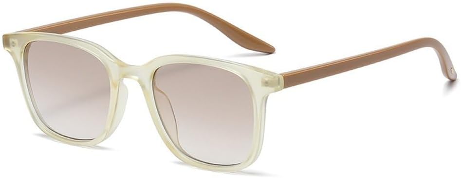 

Популярные модные квадратные женские солнцезащитные очки в стиле ретро с контрастными цветовыми оттенками и защитой от УФ-излучения UV400. Мужские трендовые матовые градиентные солнцезащитные очки SKFGNX, Matte Yellow Tea