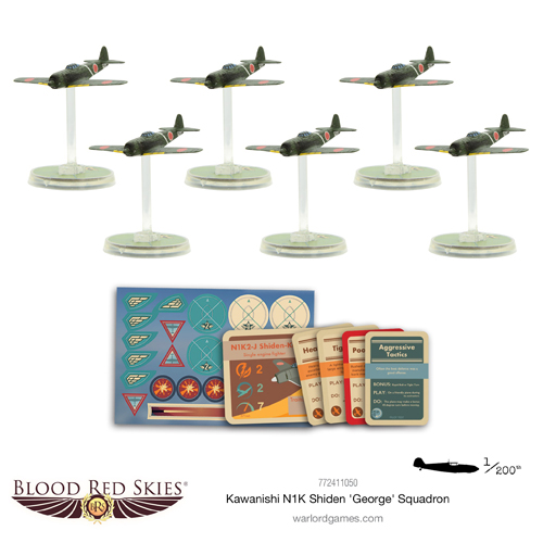 

Фигурка Blood Red Skies Kawanishi N1K1 Shiden-Kai ‘George’ Squadron Warlord Games