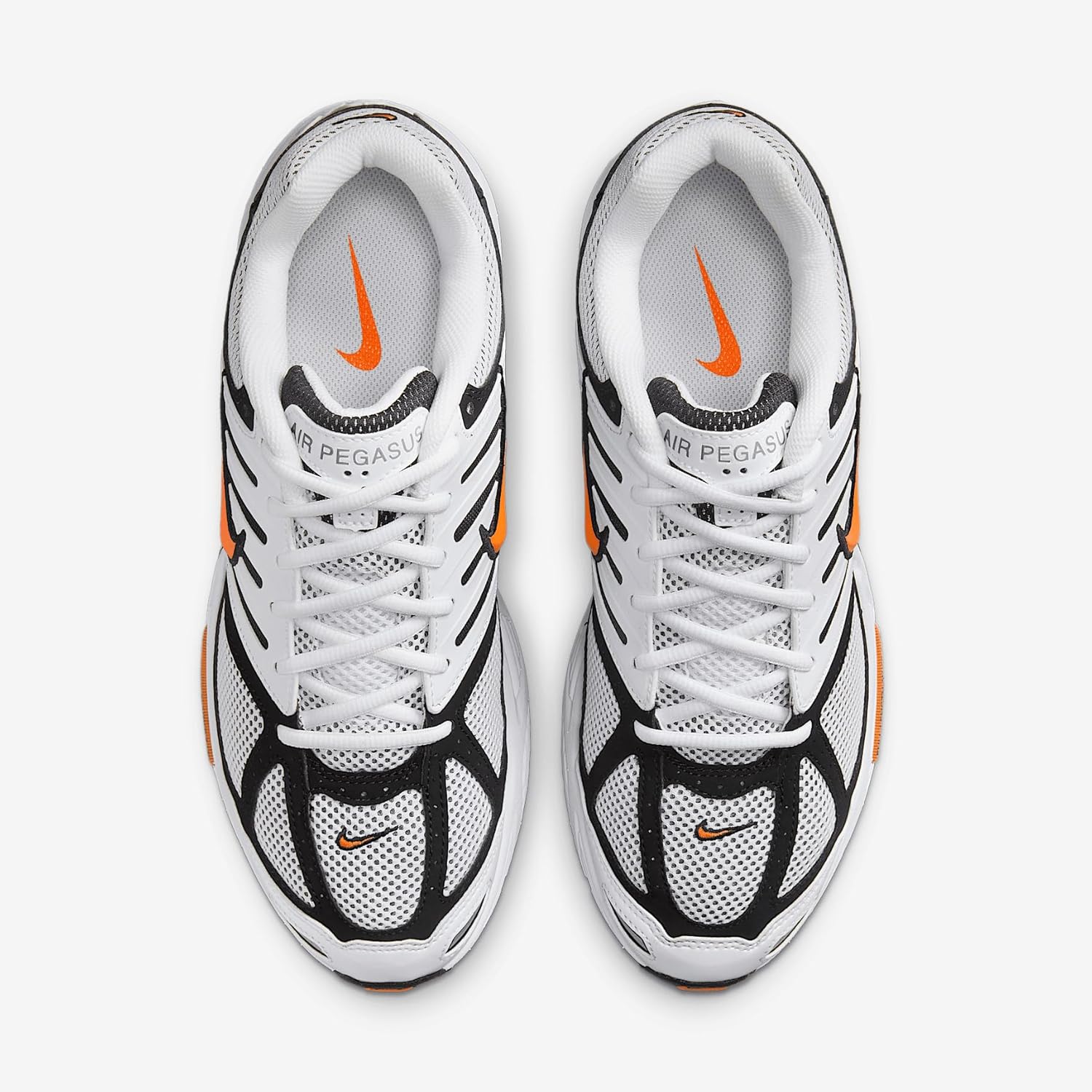 Мужские кроссовки Nike Air Pegasus 2005, белый/черный/оранжевый — фото 4