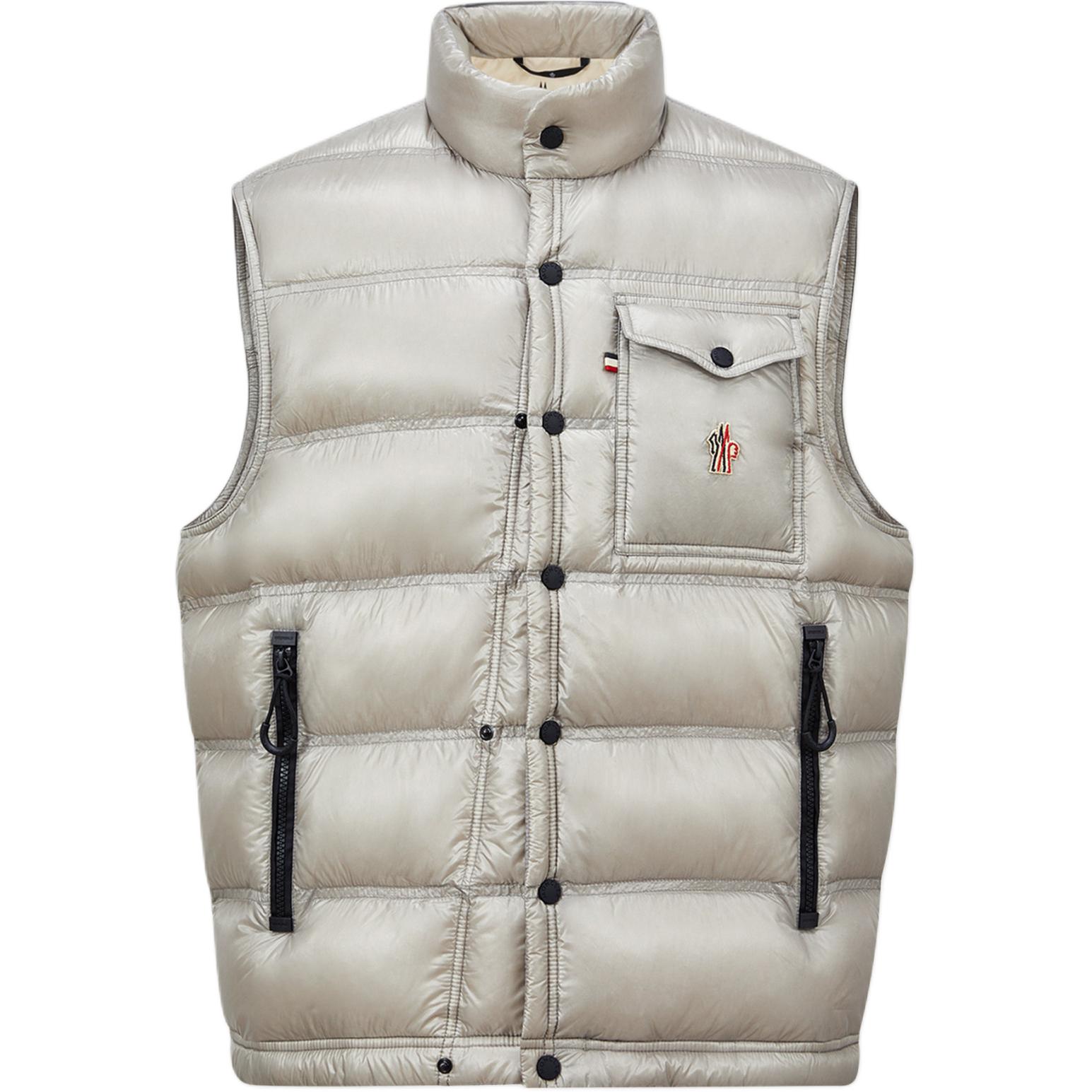 

Moncler Grenoble Дневной динамичный жилет, Light Gray