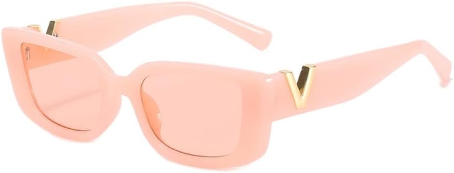 

Солнцезащитные очки в стиле ретро «кошачий глаз» для женщин, модные прямоугольные очки-гелевые очки для мужчин с металлическими петлями, защита от ультрафиолета UV400 MTZJH, C3