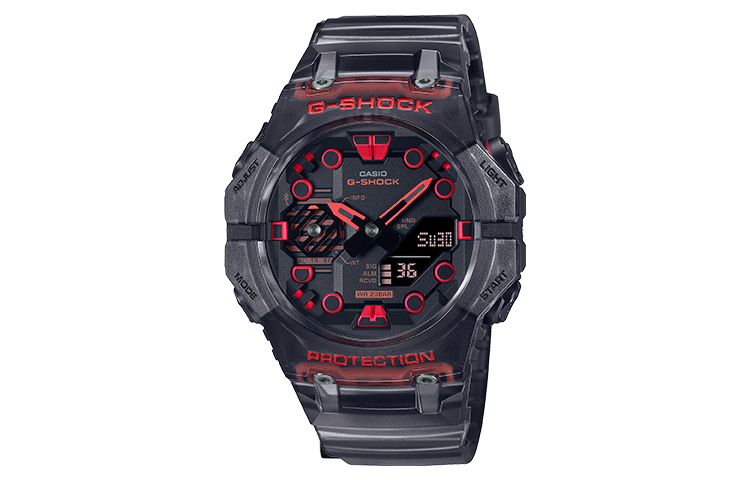 

Мужские черные часы GA-B001G-1APR CASIO