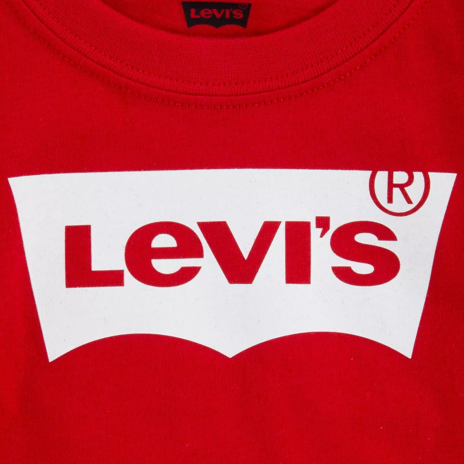 Футболка с логотипом Levi's для маленьких мальчиков и рисунком «летучая мышь» Levi's, белый — фото 2