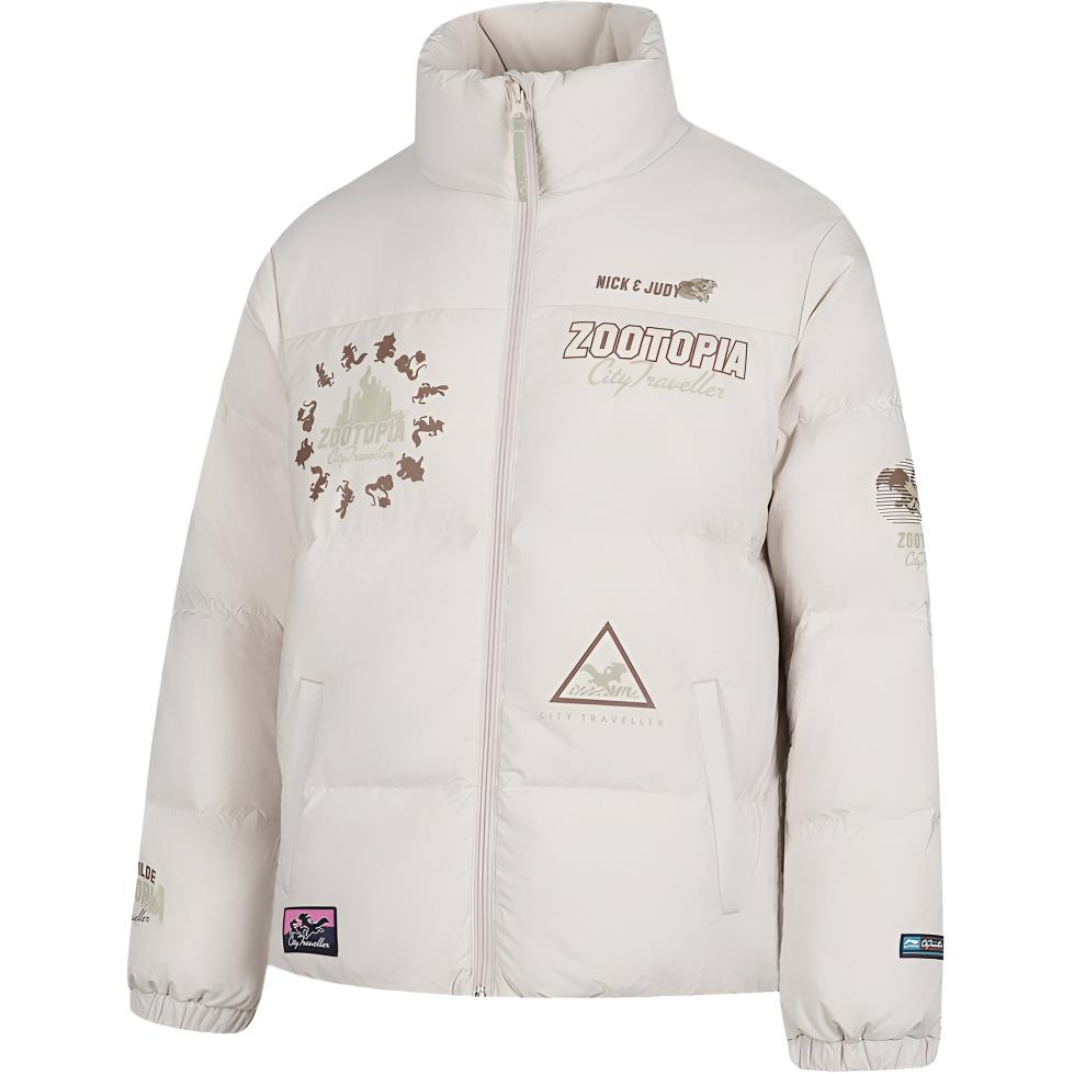 

Dishinifengkuangdongwucheng,lianmingkuan спортивная серия пуховик men's LINING, серебряный серый