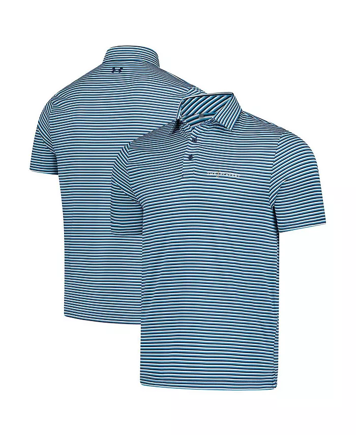 

Мужская синяя полосатая поло PLAYERS Drive Groove Under Armour