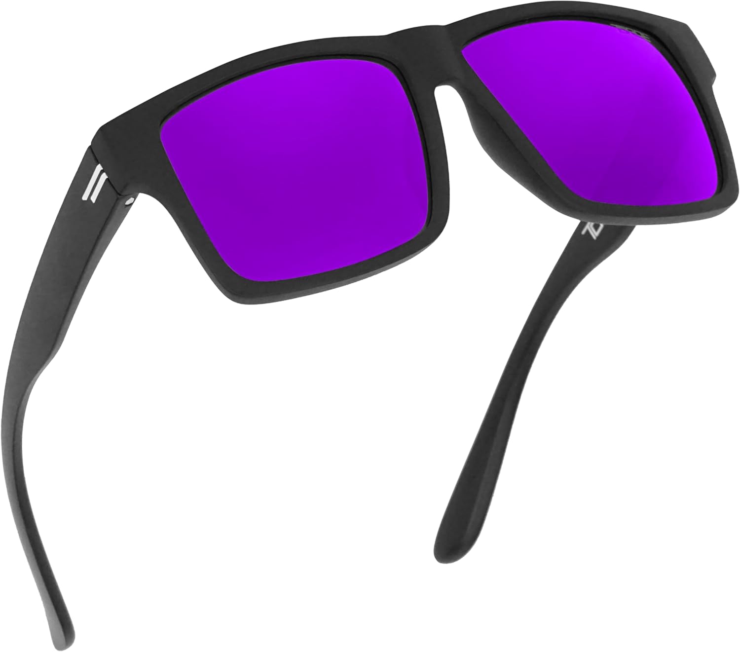 

Солнцезащитные очки TOROE Classic RANGE TR90 с поляризованными, небьющимися линзами из поликарбоната с гидрофобным покрытием и антибликовым покрытием, Matte Black | Purple (Cat3)