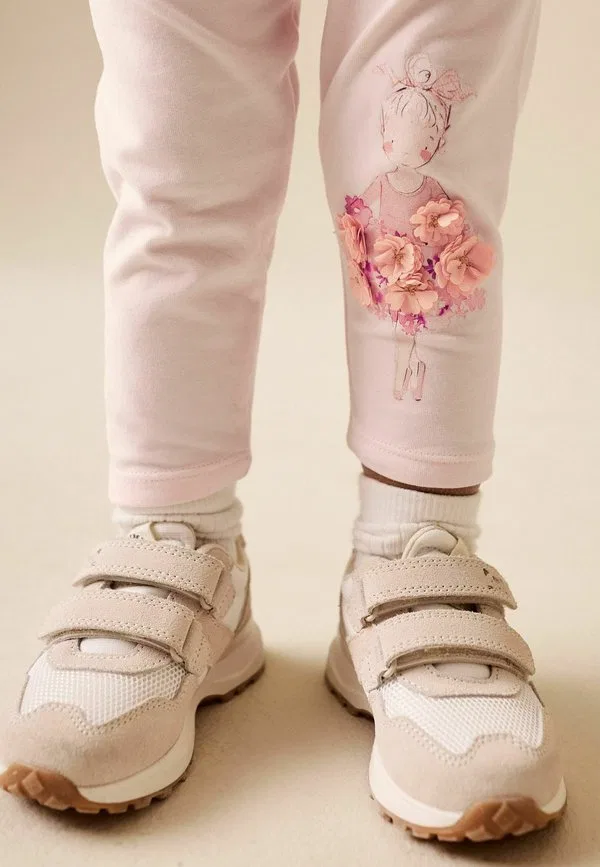 Леггинсы прямого кроя с декором. леггинсы-брюки Next, Pink Ballerina — фото 2