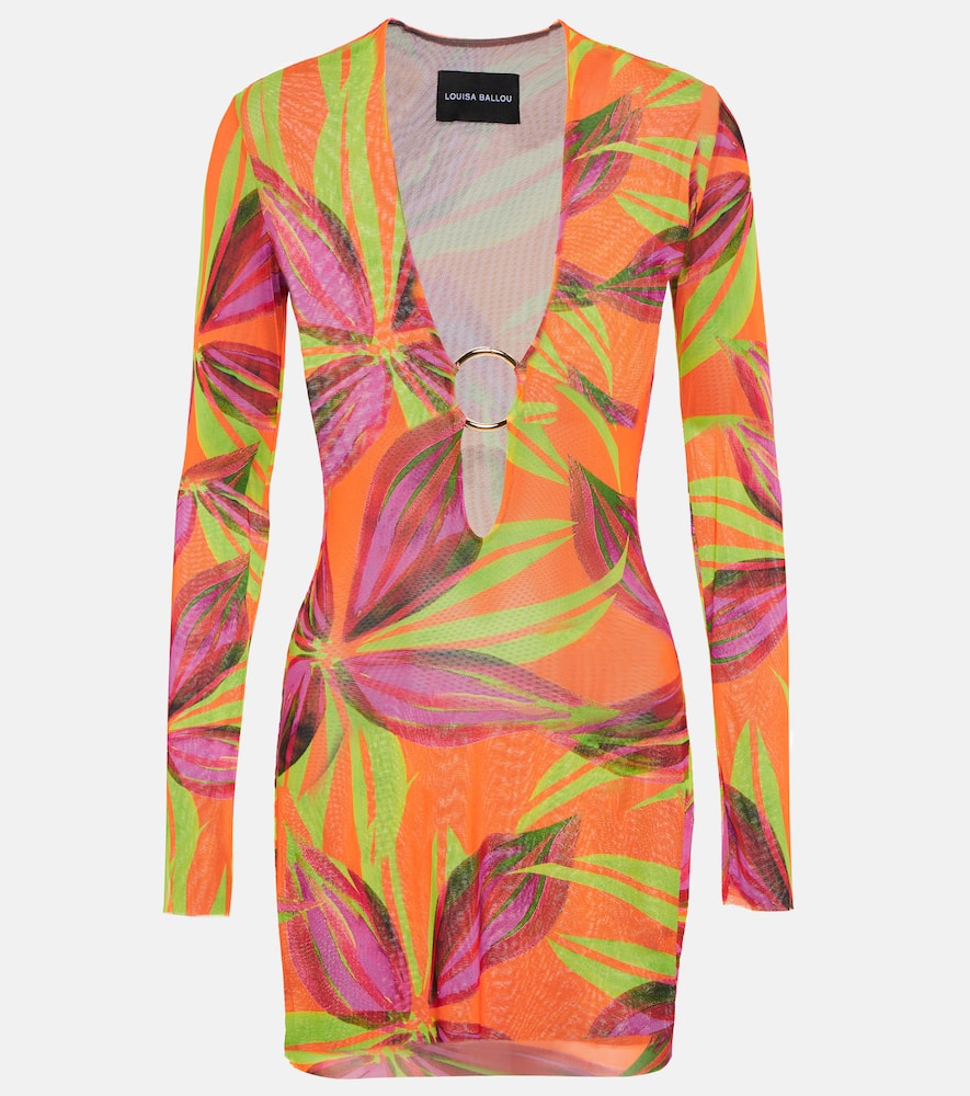 

Хелиос принтованный сетчатый минидресс Louisa Ballou, Print 1