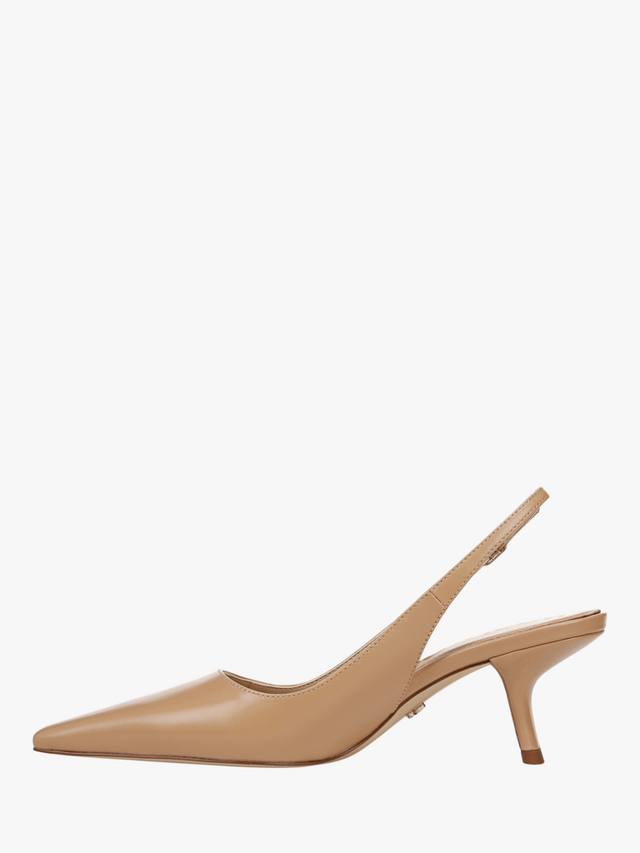 Туфли-лодочки bianka kitten на высоком каблуке с откидной спинкой Sam Edelman, цвет French Sand — фото 2