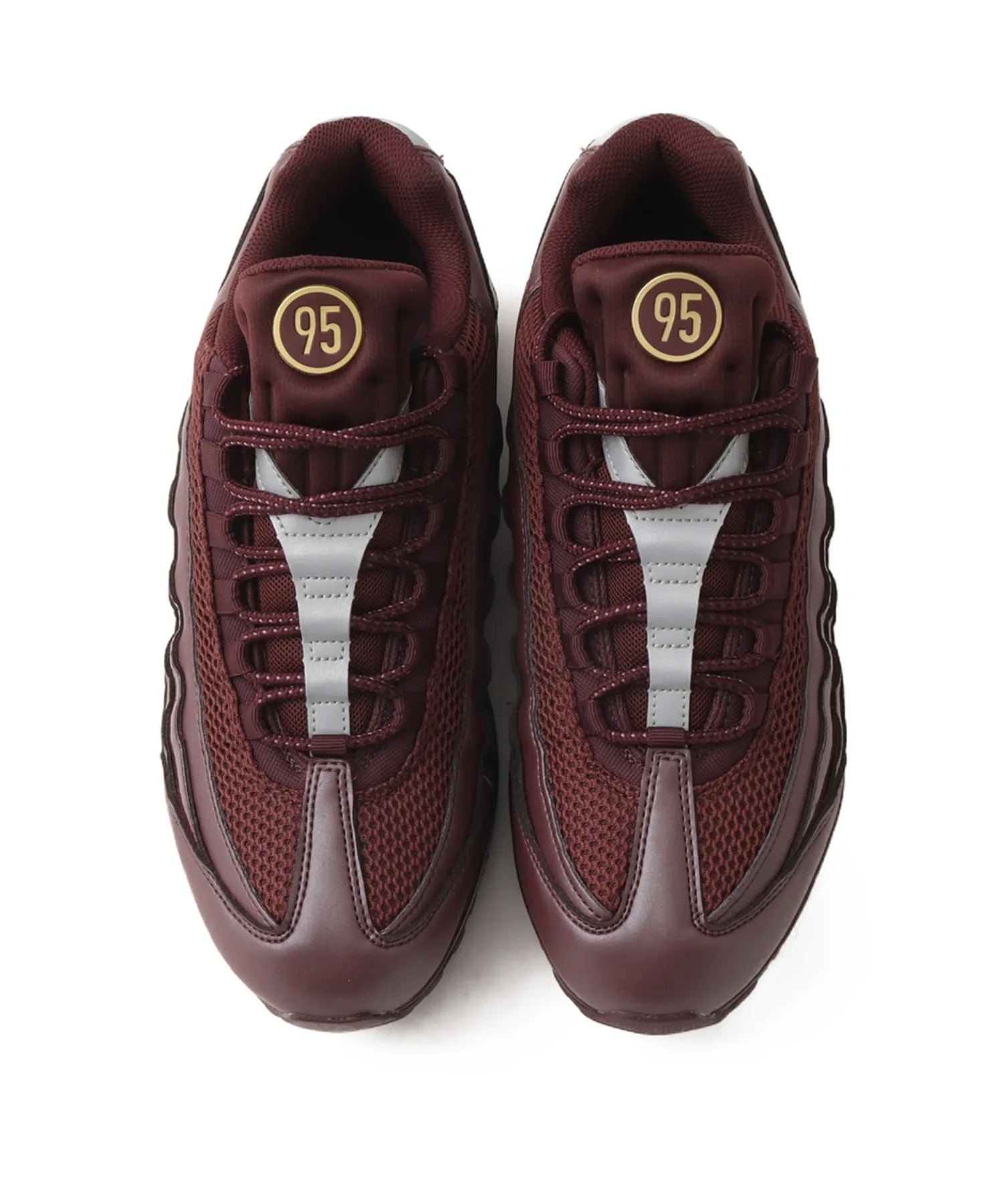 Унисекс кроссовки Air Max 95 Big Bubble SE NIKE бордовые — фото 2