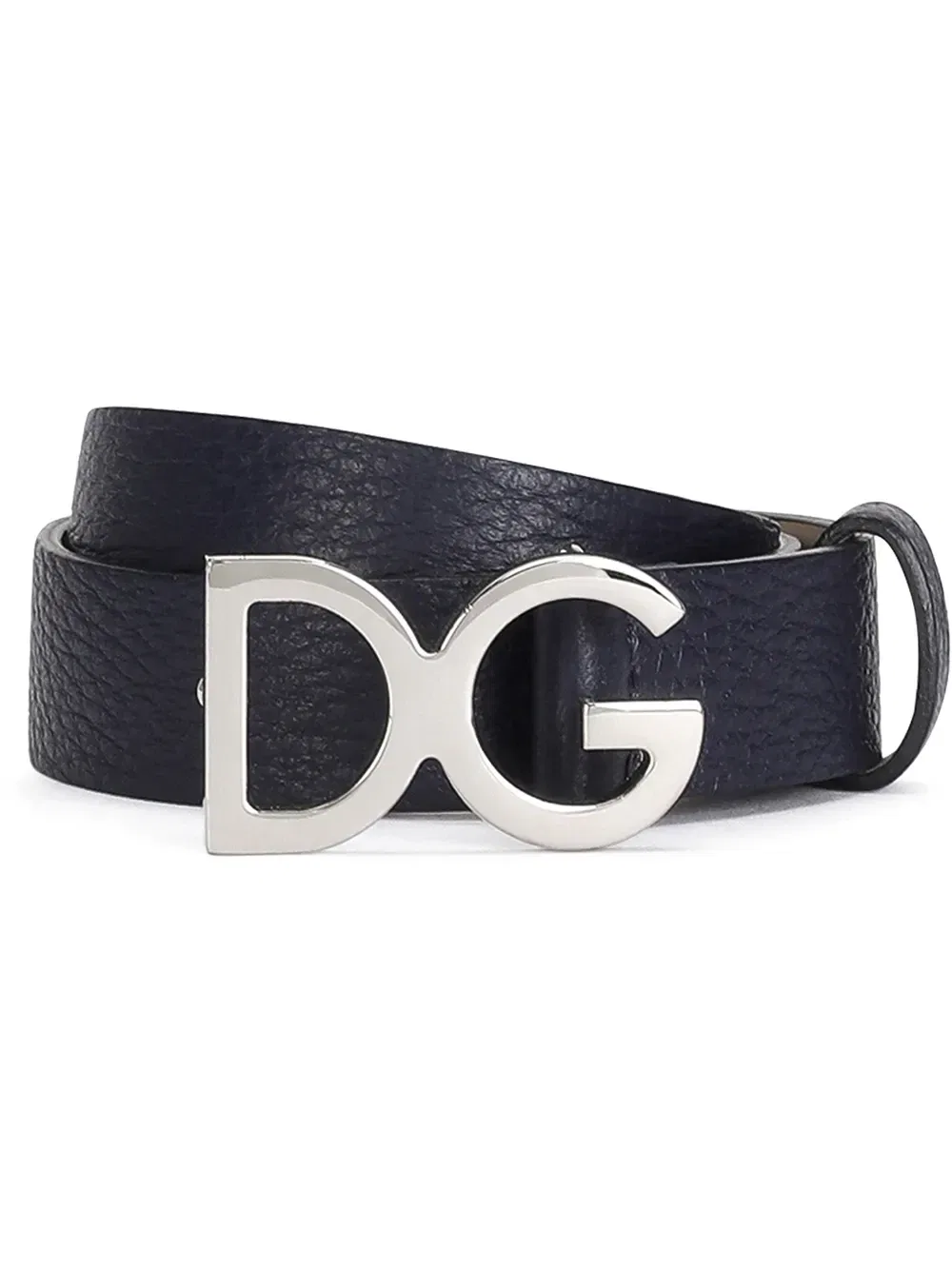 Ремень с логотипом Dolce & Gabbana Kids, синий