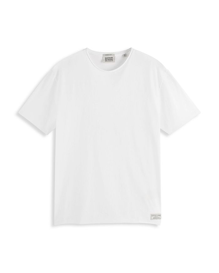 

Футболка с необработанным краем Scotch & Soda, белый