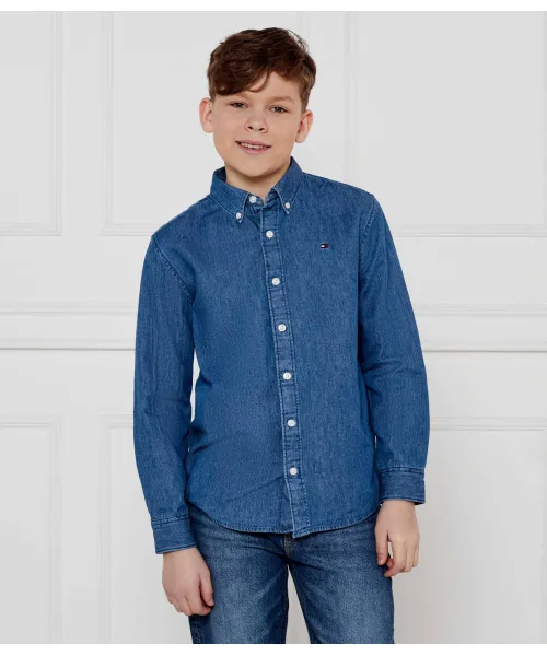 

Джинсовая рубашка Regular fit Tommy Hilfiger, синий