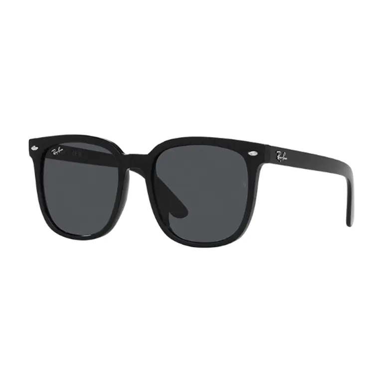 

RayBan Пластиковая оправа квадратные солнцезащитные очки унисекс черные, Black
