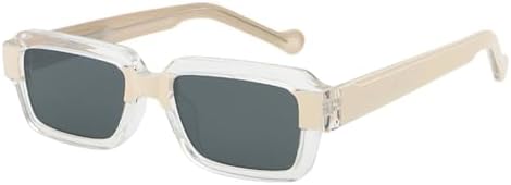 

Мужские солнцезащитные очки коричневого и зеленого цвета с защитой от УФ-излучения UV400 для женщин, летний стиль, мужской декор, один размер, прозрачный, бежевый, серый MTZJH, One Color