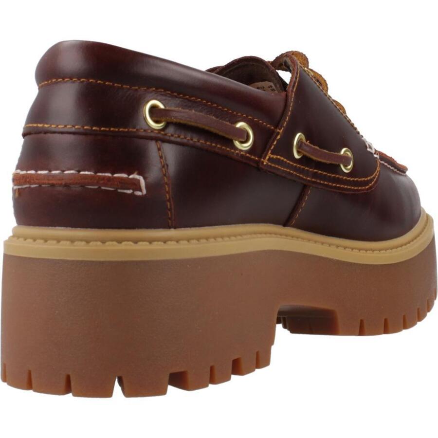 Кроссовки Timberland, модель Stone Street Boat Shoe, цвет коричневый — фото 3