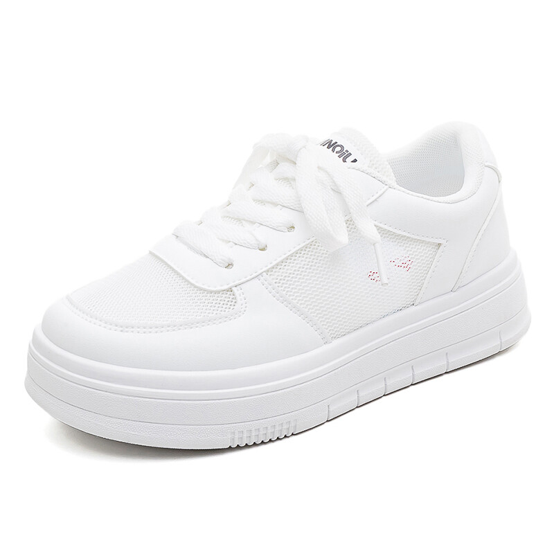 

Кроссовки HUANQIU Skateboard Shoes Women's Low-Top White, Белый, Кроссовки HUANQIU Skateboard Shoes Women's Low-Top White