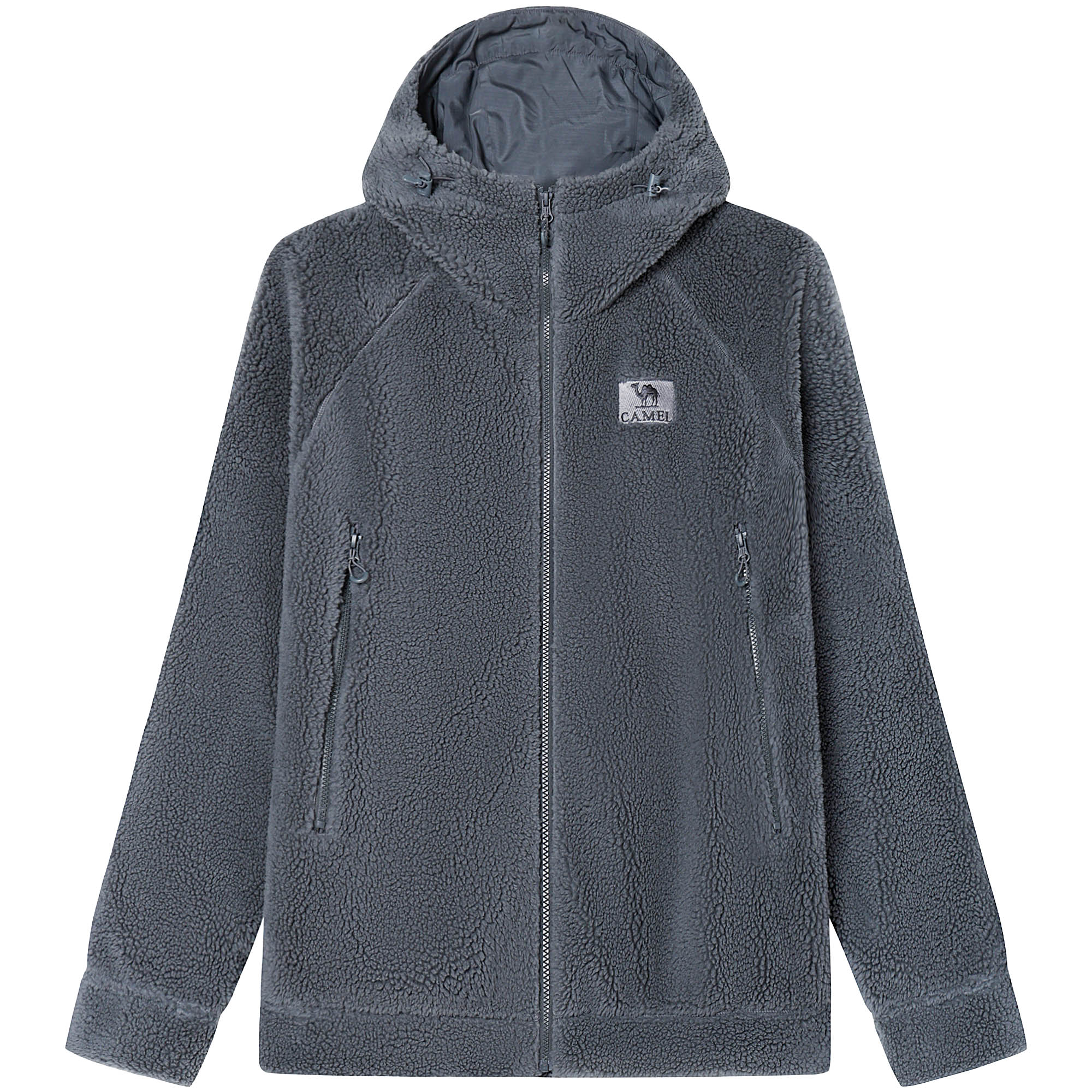 

Толстовка мужская утепленная с флисовой подкладкой CAMEL, sparrow серый зеленый