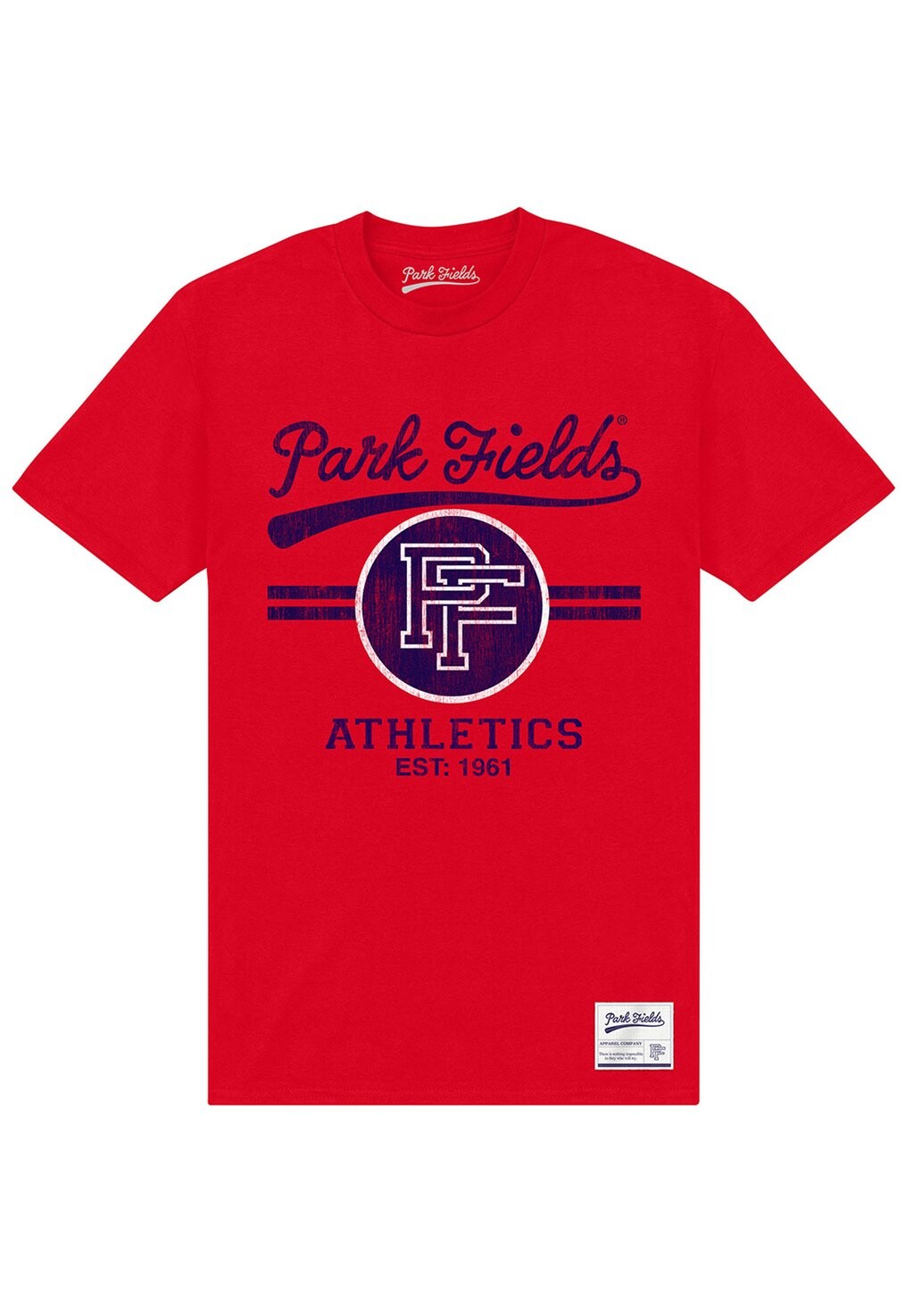 

Футболка с принтом PARK FIELDS VARSITY HERITAGE Henry Tiger, красный