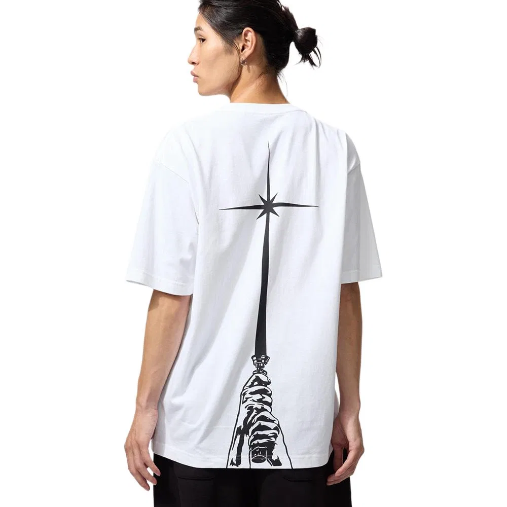 Футболка унисекс White, круглый вырез, прямой крой UNIQLO