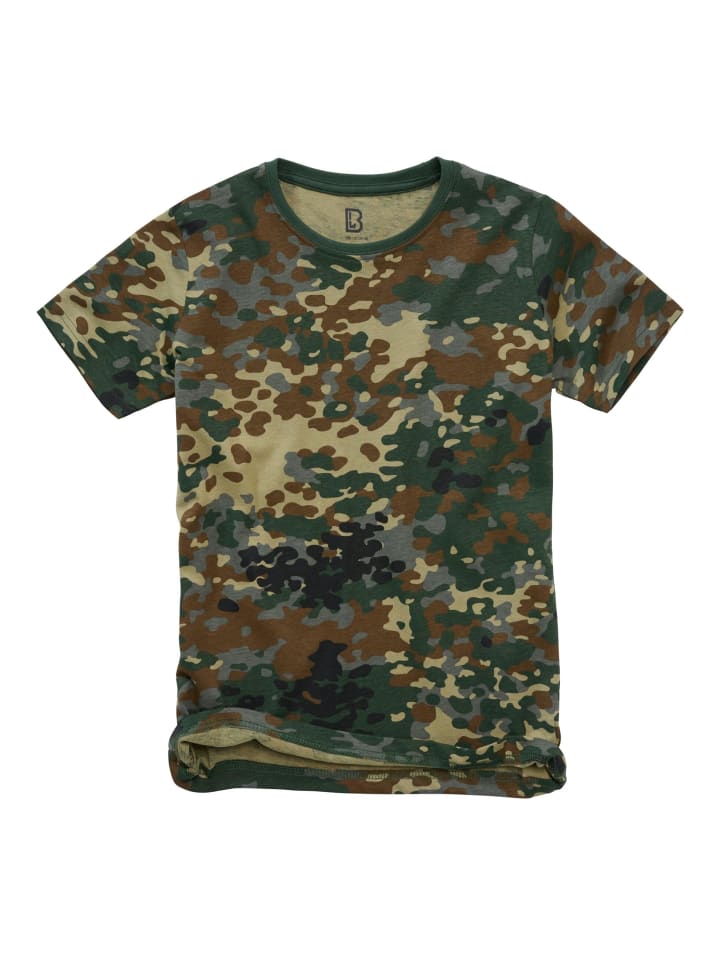 

Футболка Brandit, цвет flecktarn