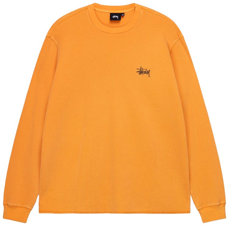 

Лонгслив Stussy Basic Stock Long-Sleeve Thermal 'Apricot', оранжевый
