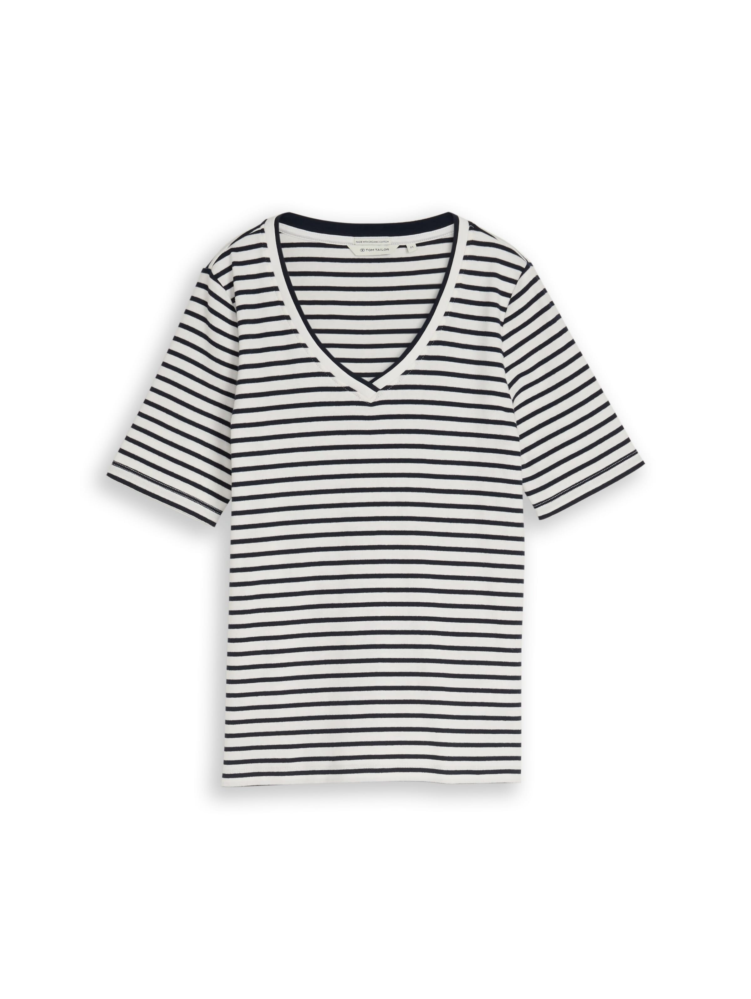 

TOM TAILOR Футболка в черном цвете