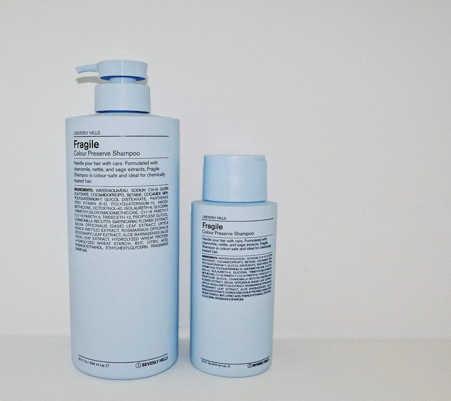 Шампунь J Beverly Hills Blue Fragile Colour Preserve с маслом шалфея для осветления цвета (85 мл, 355 мл, 955 мл) 946 мл (.) — фото 2