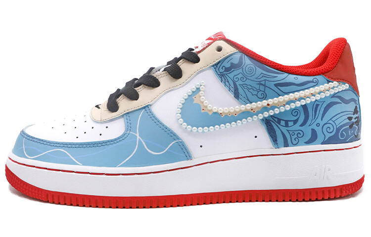 

Кроссовки для скейтбординга Air Force 1 мужские низкие красные/белые/синие Nike, Красный, Кроссовки для скейтбординга Air Force 1 мужские низкие красные/белые/синие Nike