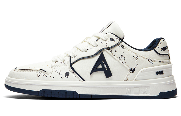 

A1 Низкие скейтерские кроссовки унисекс бело-голубые, цвет White Blue