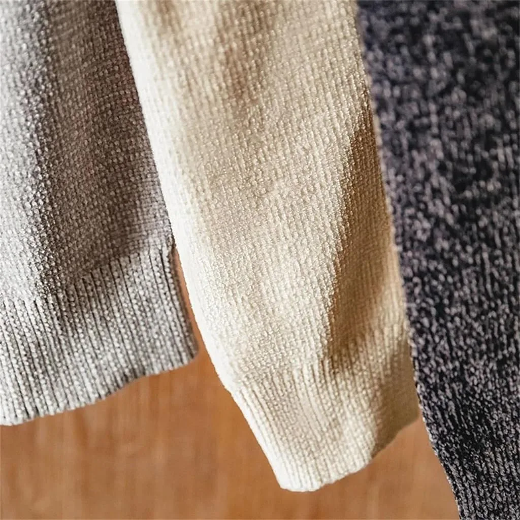 Свитер Casual Chenille с круглым вырезом, теплый и приятный к телу, базовая модель для осени и зимы — фото 2