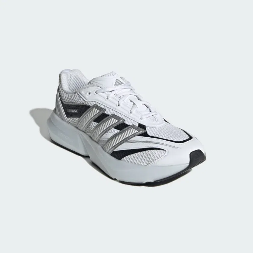 Мужские кроссовки adidas Lightblaze Glow, белый/матовый серебристый/черный — фото 4