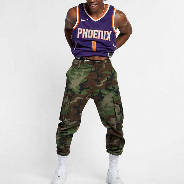Футболка devin booker maillot icon edition swingman phoenix suns фиолетовый Nike, фиолетовый — фото 3