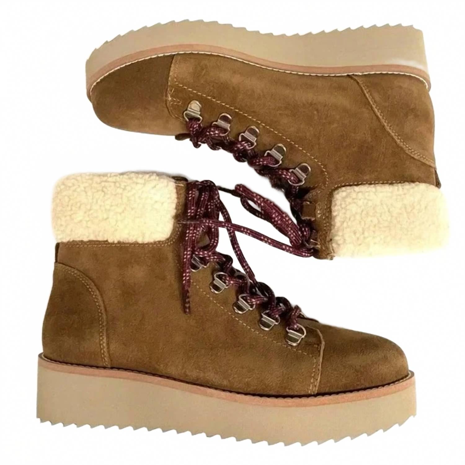Женские замшевые ботинки для походов Toffee Sam Edelman, Toffee — фото 2