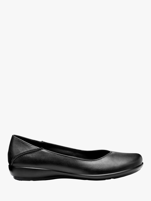 Умные балетки Birdie из кожи Hotter, Black