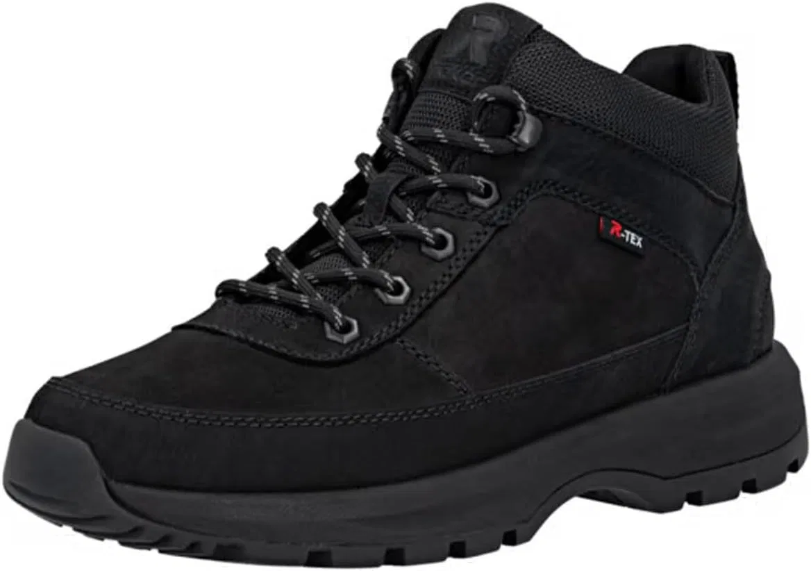 Мужские ботинки Rieker U1670 на шнуровке, Black 00
