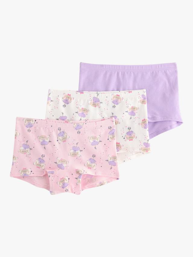 

Детские хлопковые трусики Lindex, Pack of 3, Light Pink