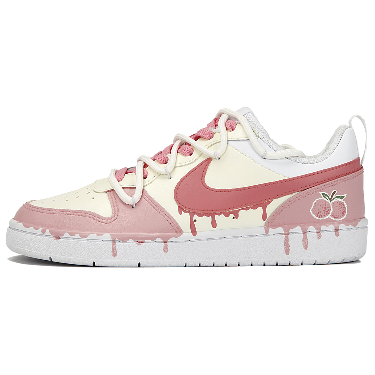 

Женские кроссовки для скейтбординга Nike Court Borough, Pink Yellow