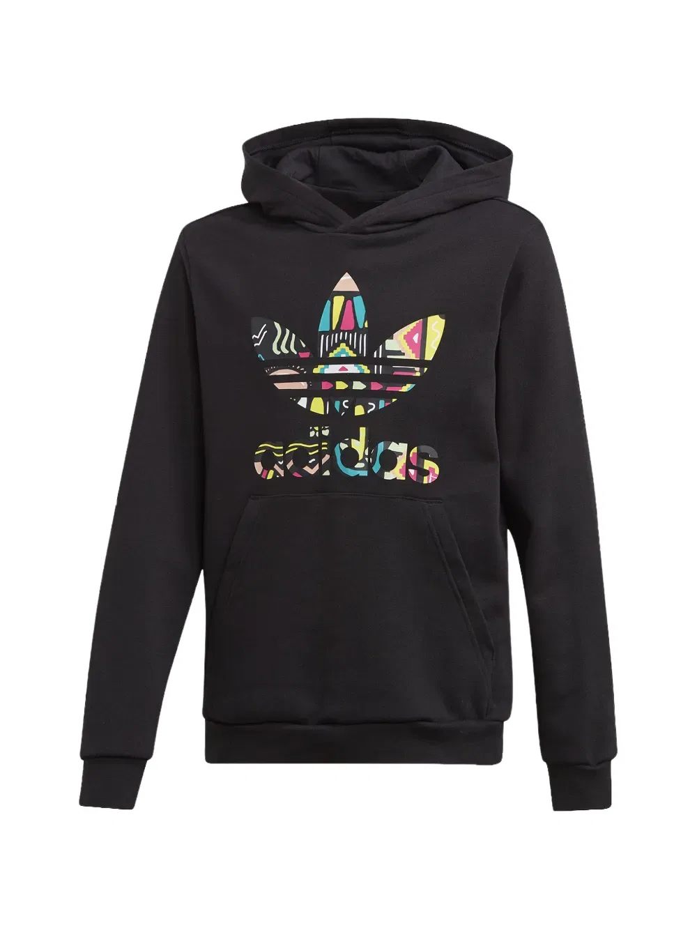 Худи с логотипом Adidas Kids, черный