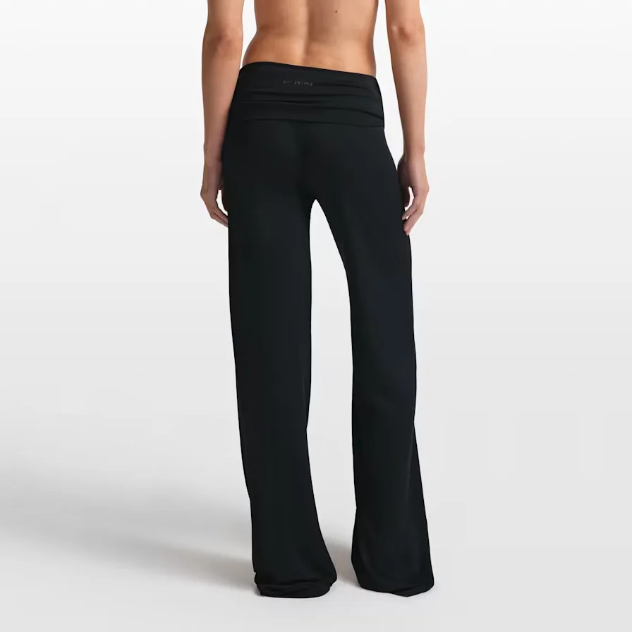 Широкие брюки SKIMS Stretch Knit Nike, NSKM Obsidian — фото 4