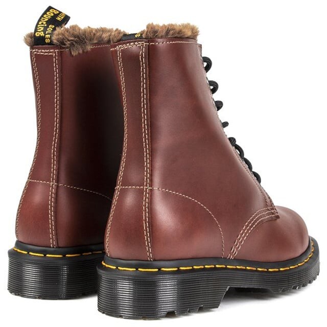 Доктор ботинки Martens 1460 Serena Dr Martens, коричневый — фото 3