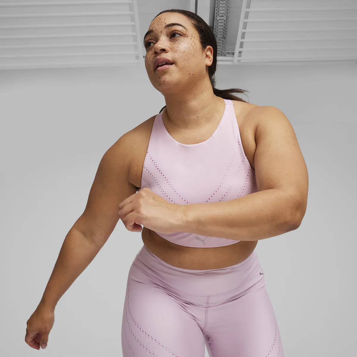 

Pwr Ultraform Bra Женский топ - Aop Puma, розовый