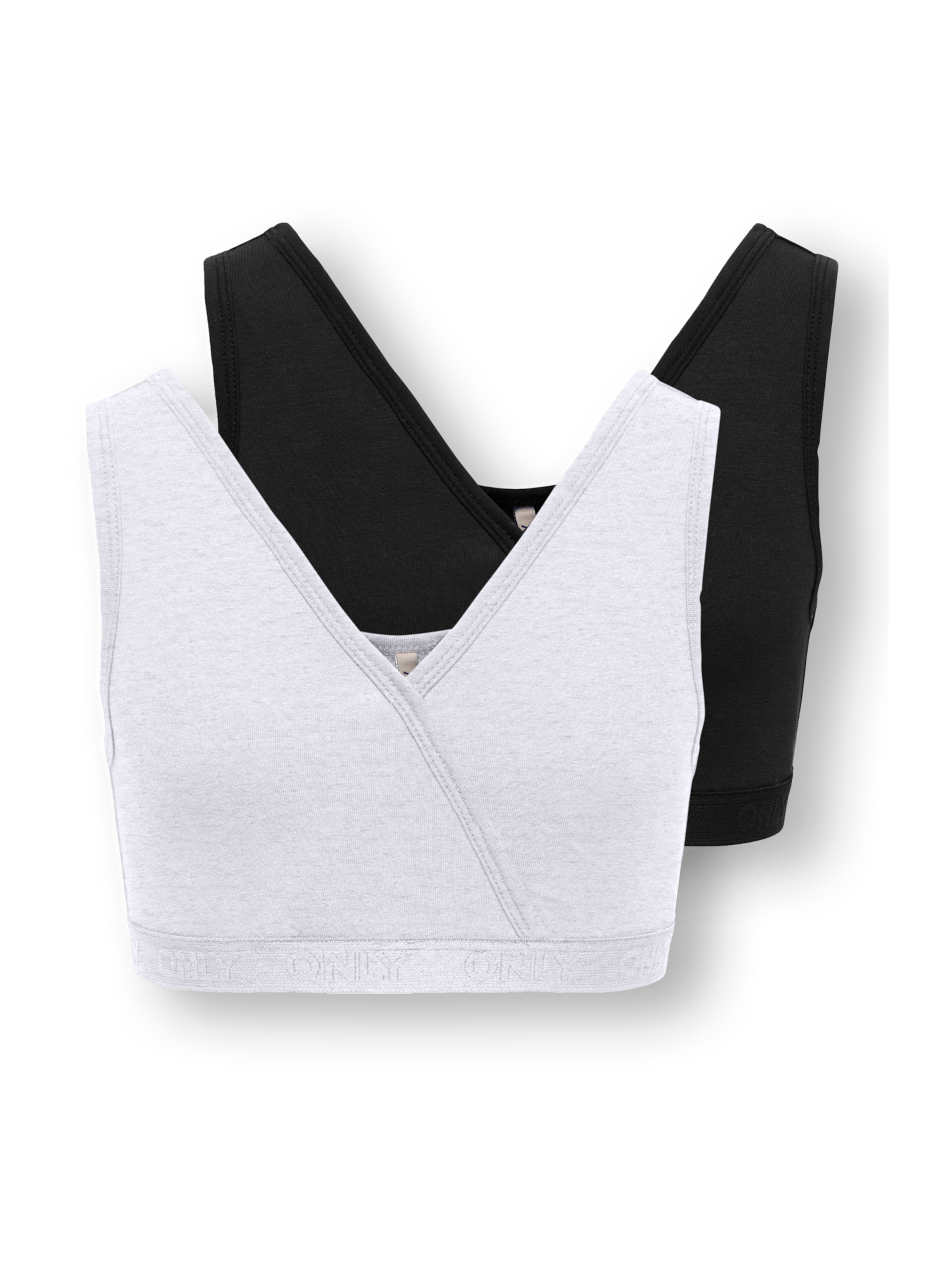 

ONLY GIRLS Бралетт 'KOGLola' в крапчато-сером и черном цвете