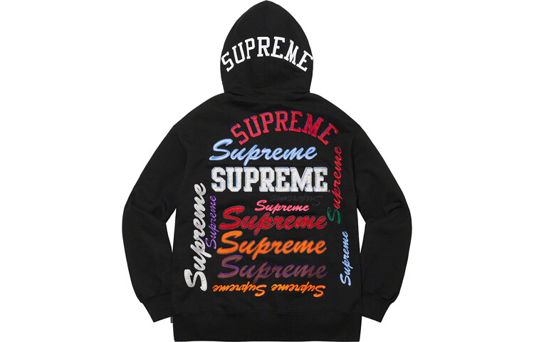 Осень/Зима 21 Толстовка унисекс Supreme, фиолетовый — фото 3