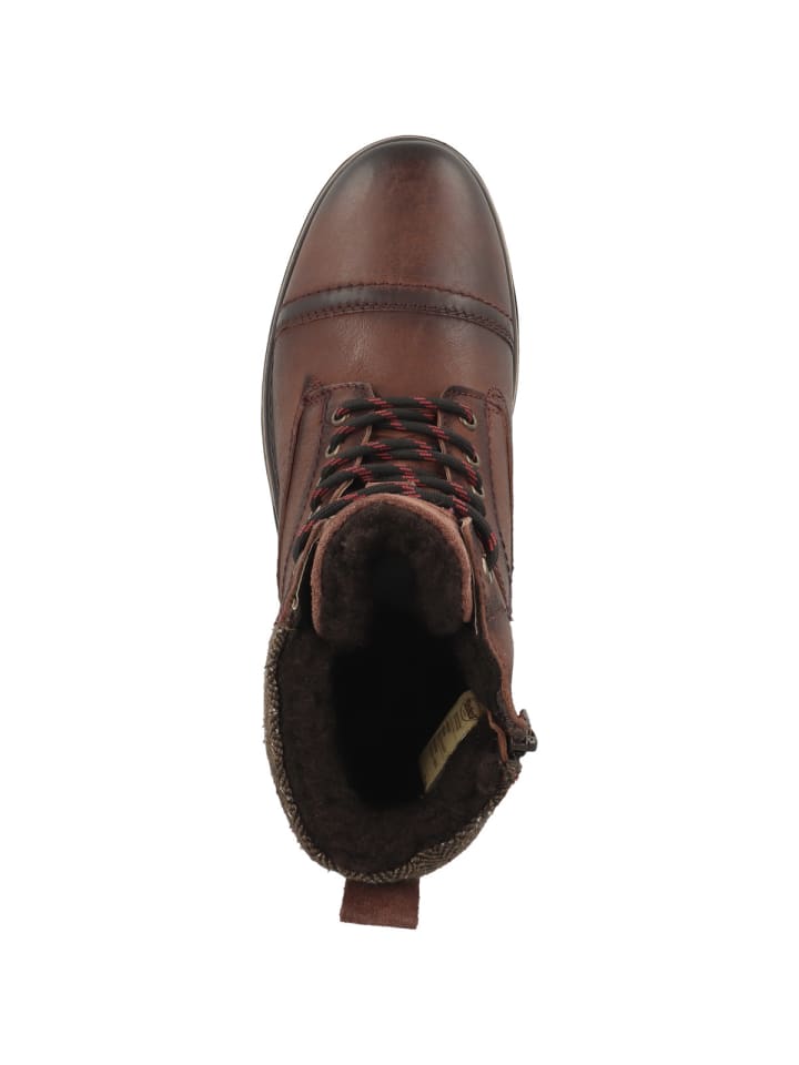 Dockers by Gerli Ботинки на шнуровке 51GL103 красного цвета — фото 2