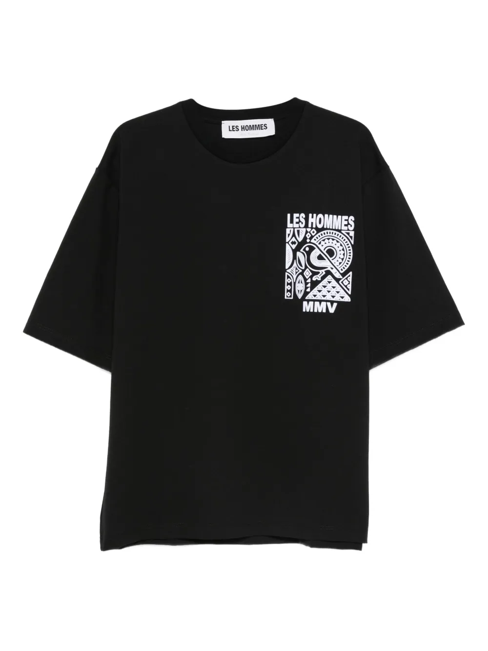 

Футболка с принтом Les Hommes Urban, черный