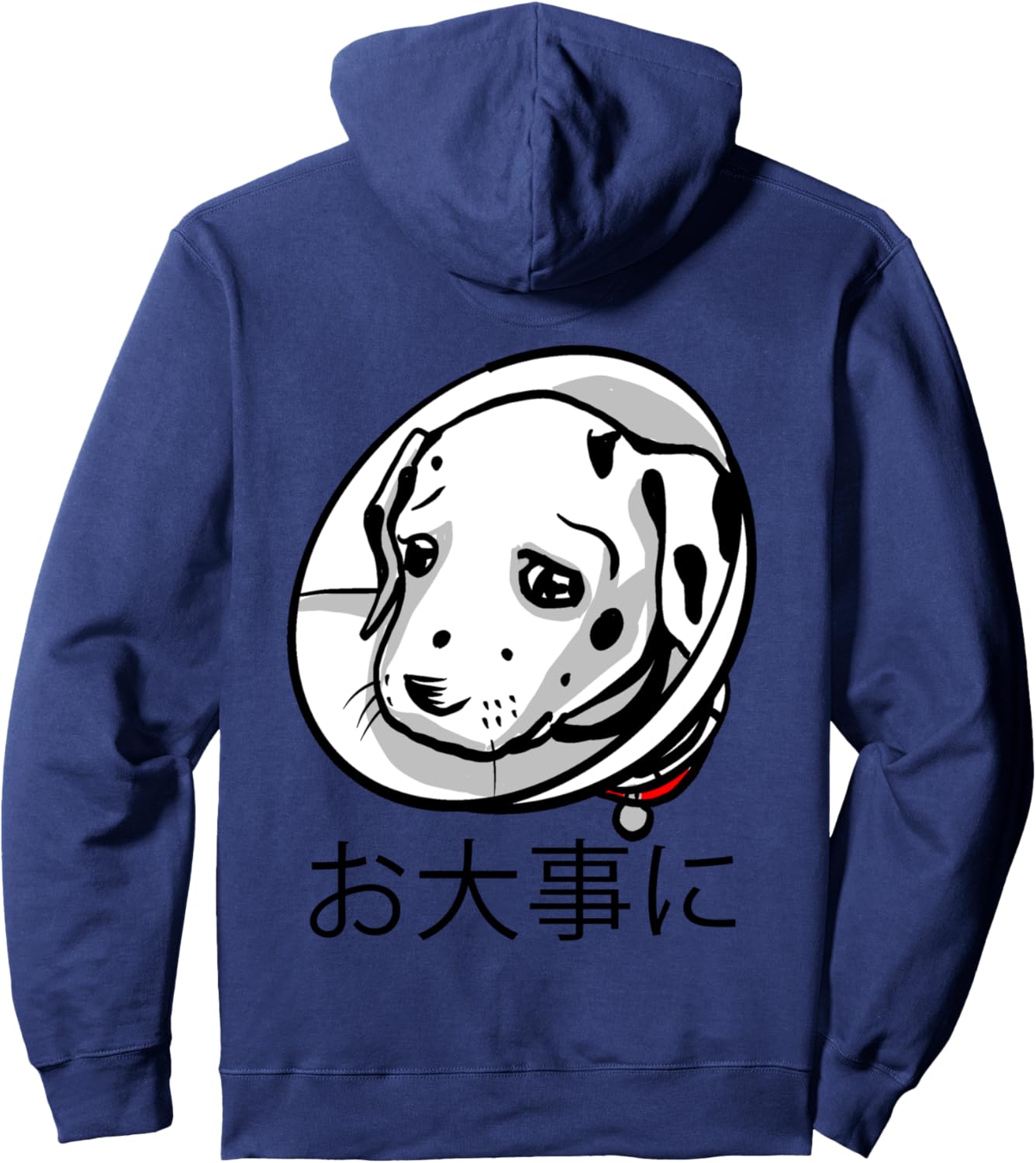 

Толстовка с надписью «Далматинец мгновенно поднимет настроение» Take Care, темно-синий