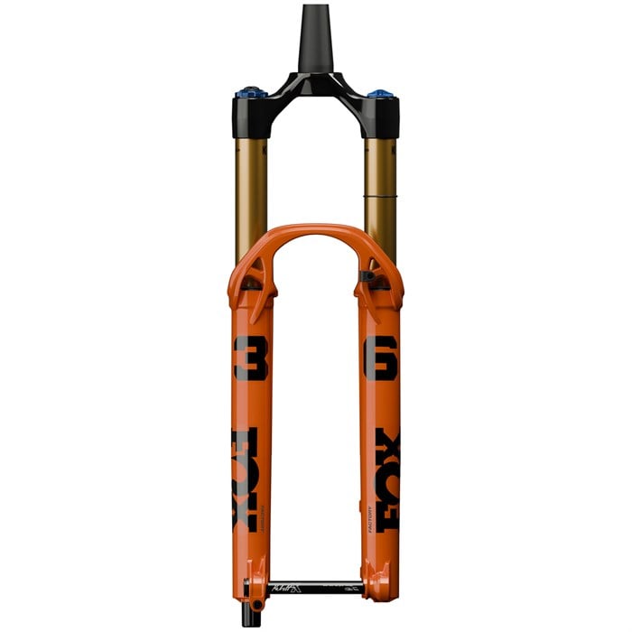 

36-Дюймовая заводская рукоятка x2 вилка - 29 дюймов Fox Shox, Shiny Orange, Neutral/Clear Logo