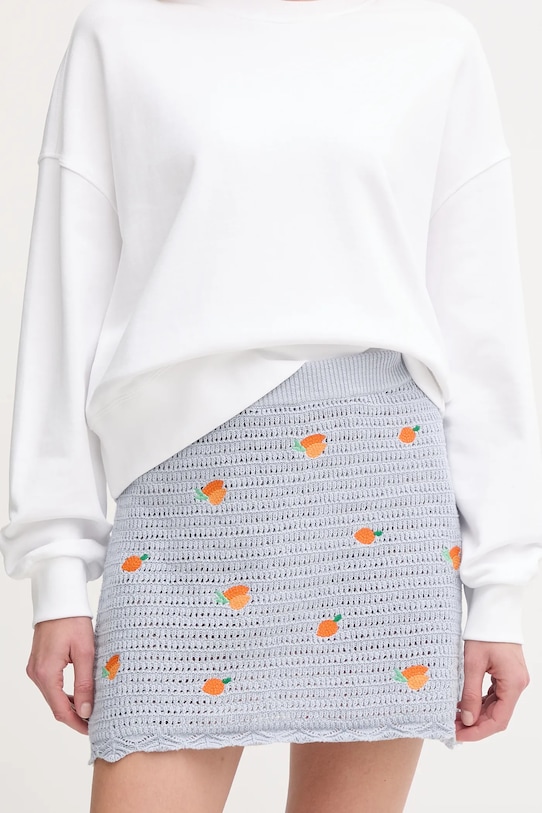 

Хлопковая юбка Olaya skirt Pepe Jeans, синий